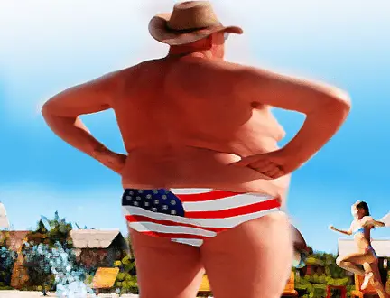 Please Stand When You See Me In My Flag Speedo At the Pool This Weekend Otherwise You Disrespecting the Troops Weekly Humorist