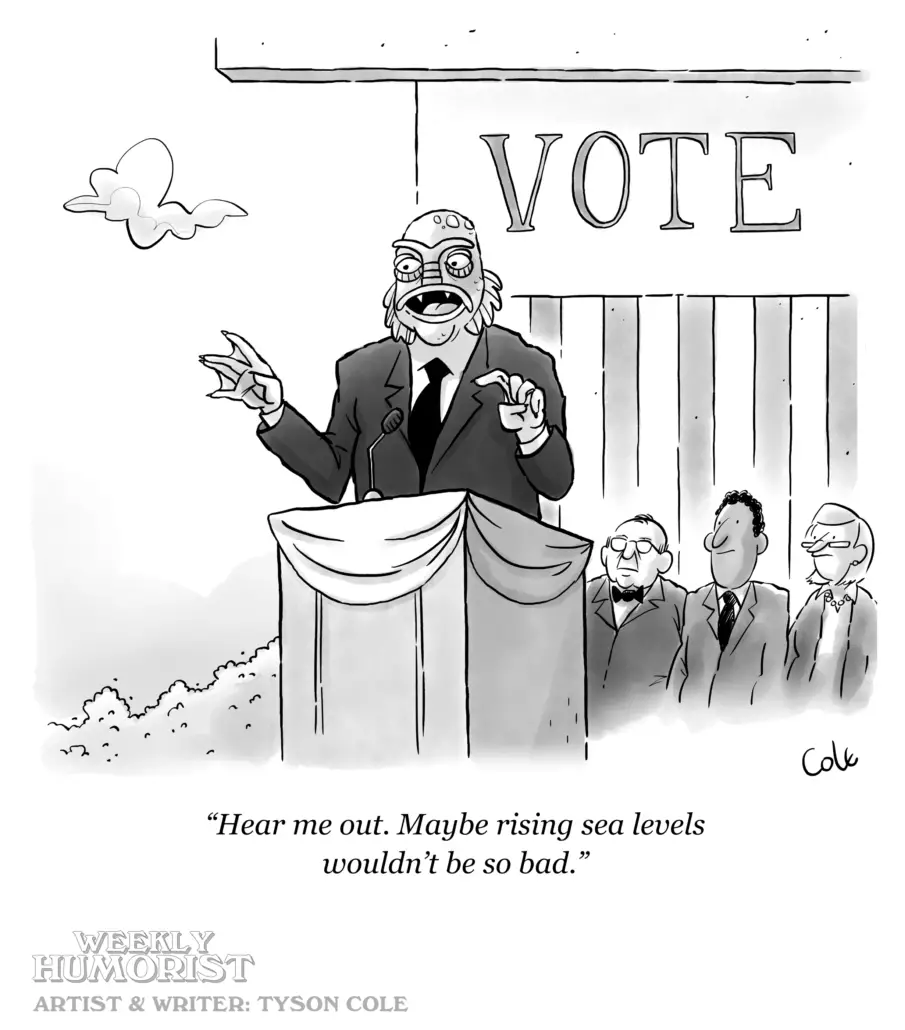 CARTOON: Vote Earth | Weekly Humorist