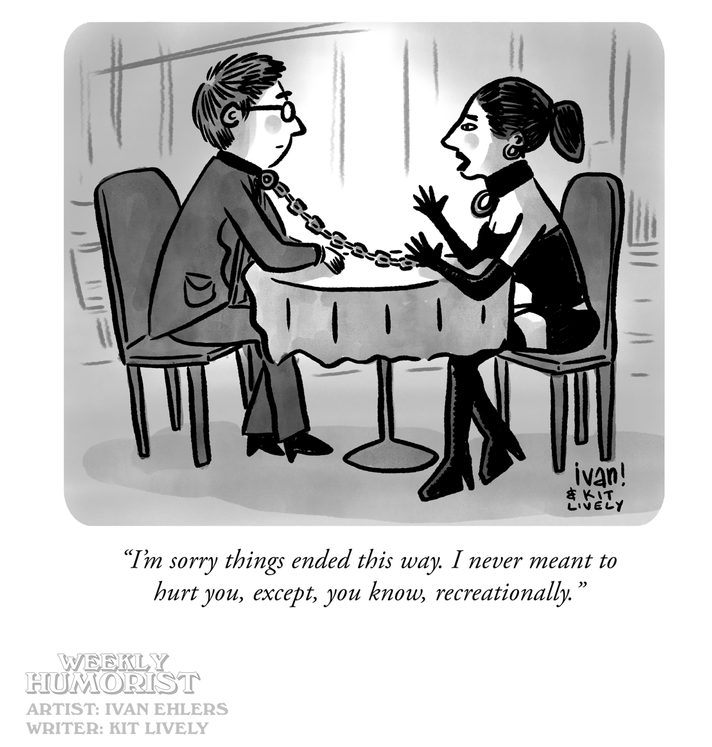 CARTOON Dominatrix Divorce Weekly Humorist