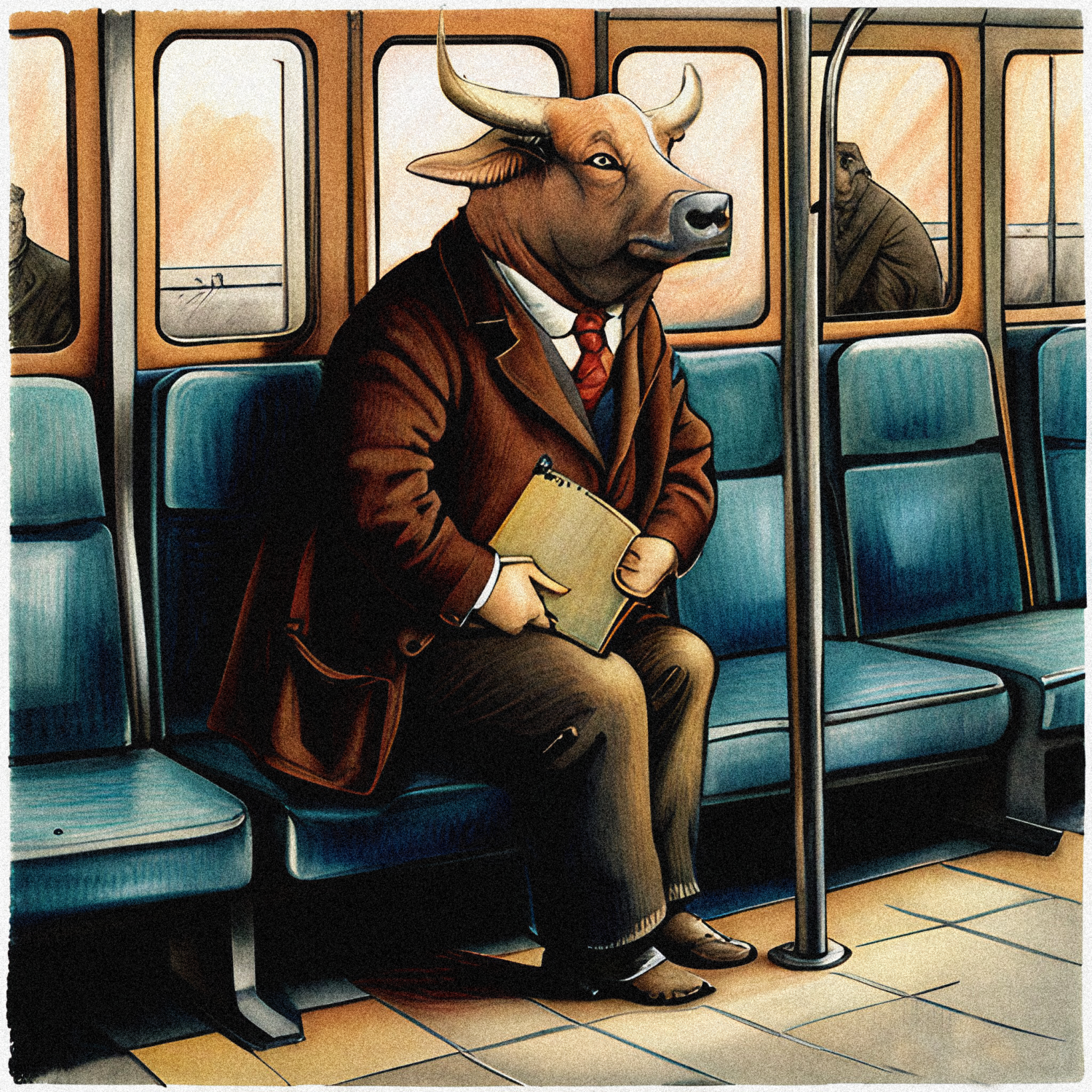 I’m Just a Bull Trying to Catch My Train, and I Can’t Believe How ...