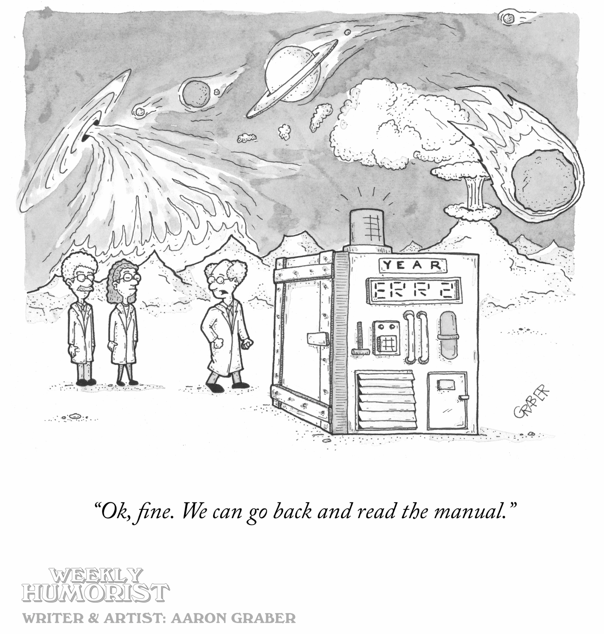 Cartoon Time Out Weekly Humorist